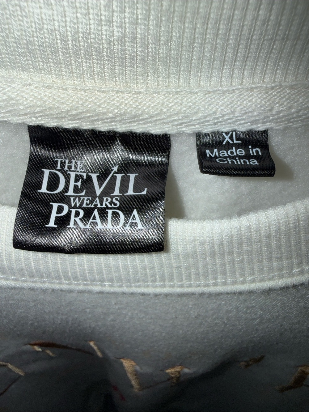 The Devil Wears Prada Runway Magazine Cream Graphic Sweatshirt - New York - Picture 3 of 3